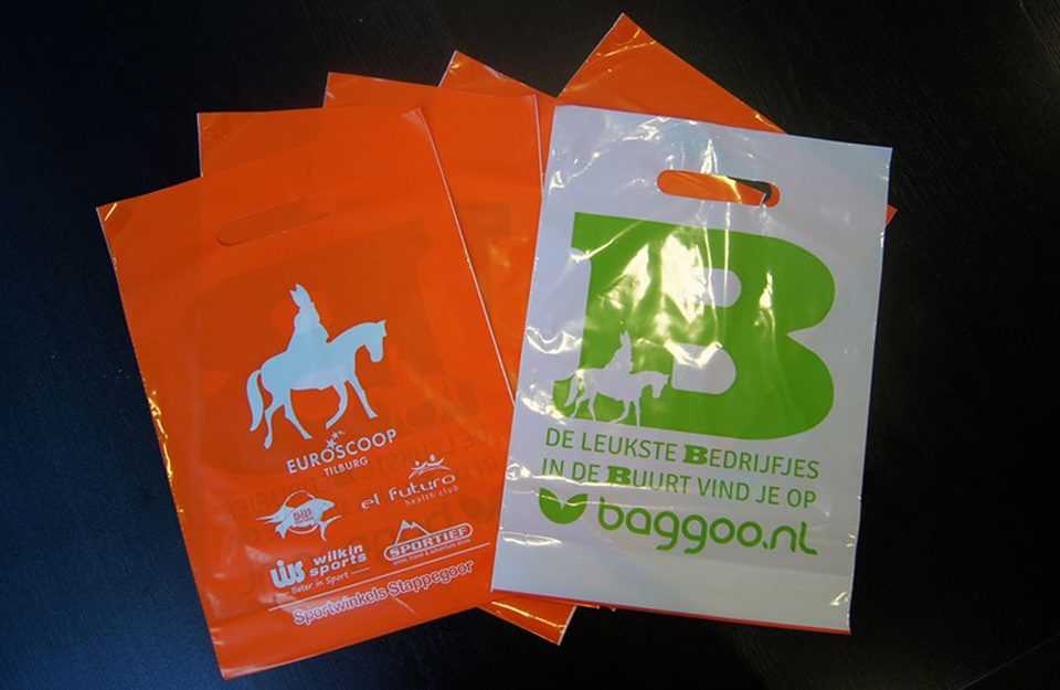 Bedrukte plastic tasjes Baggoo.nl
