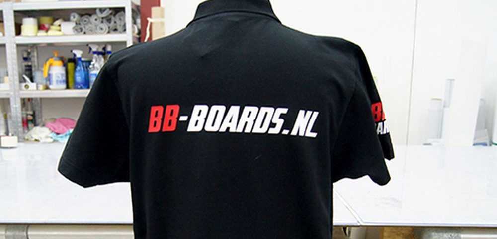 Polo met logo bb-boards.nl