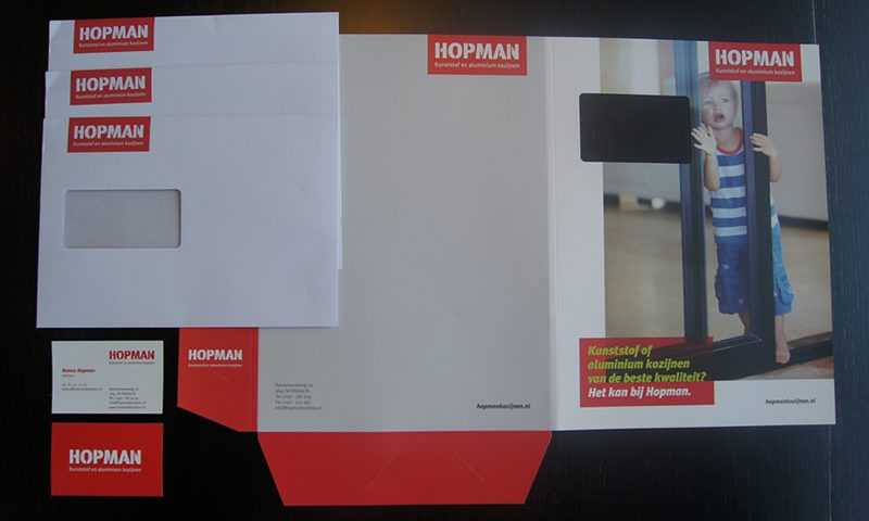 Hopman Drukwerk enveloppen, visitekaartjes en insteekmap