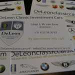 DeLeon Classic Cars Drukwerkn visitekaartjes
