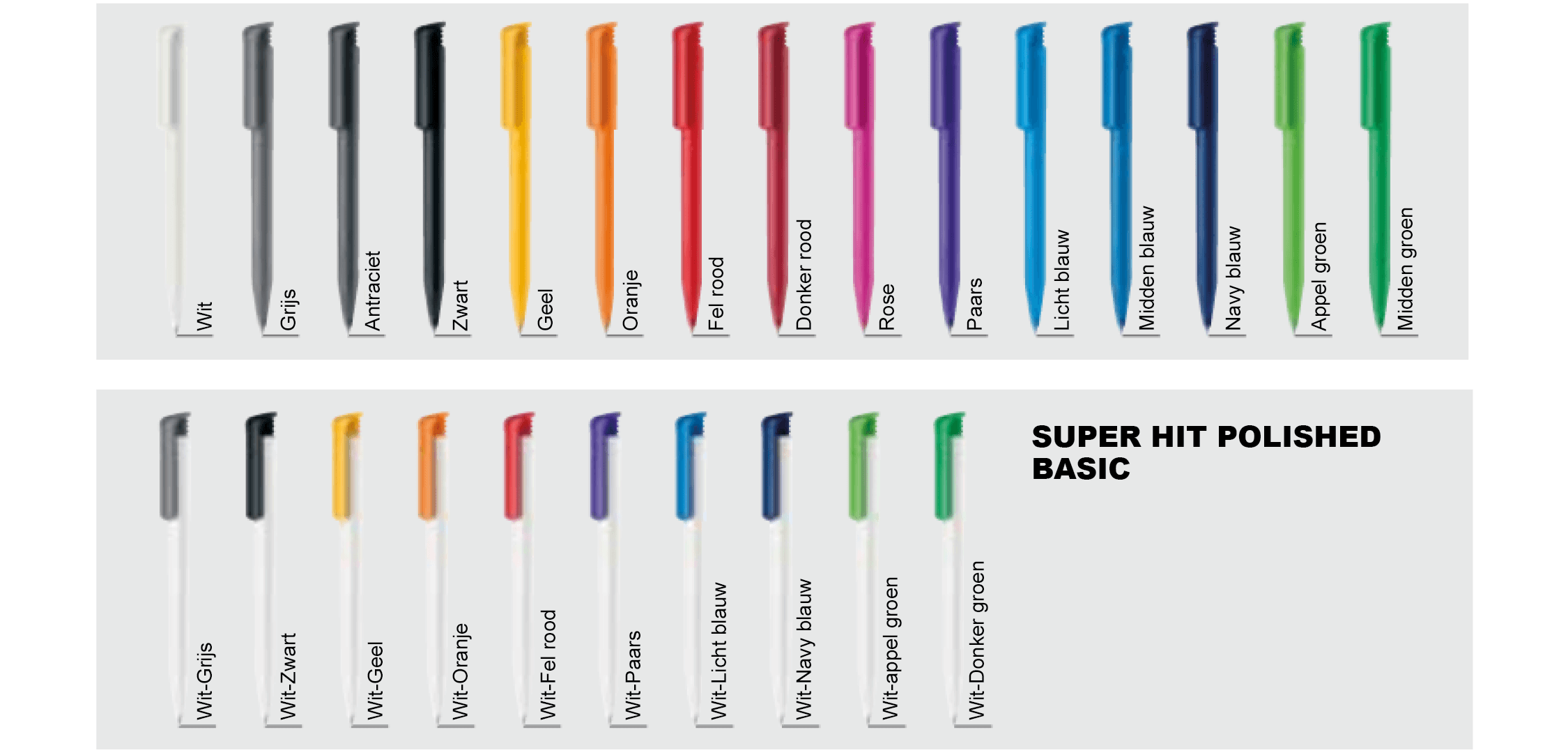 Pennen actie verschillende kleuren
